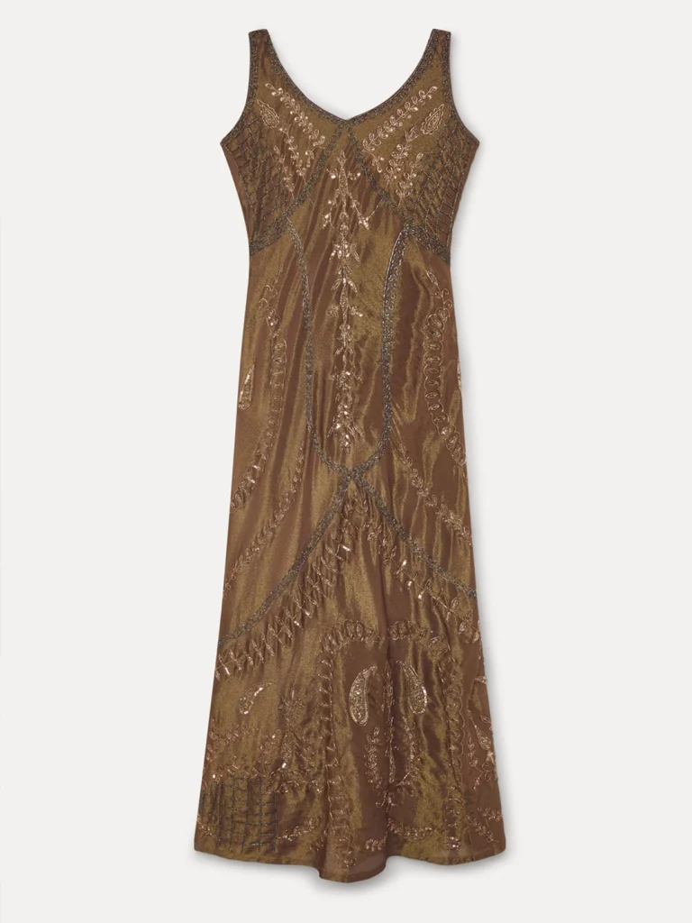 Imagen vestido aria de martina maletti en marrón