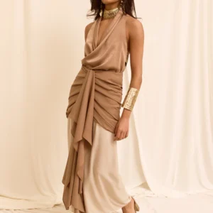 imagen del top ginebra color marron claro